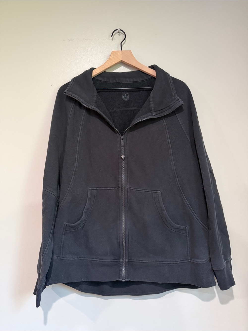Lululemon Black Full-Zip Scuba XL/XXL